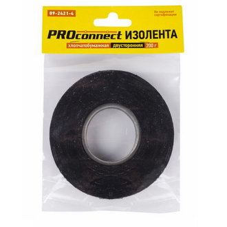 Изолента 09-2421-4 Изолента ХБ 18х0.35 200г PROCONNECT