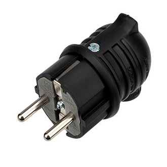 Вилки электрические 111-003 Вилка угловая влагоз.с/з REXANT