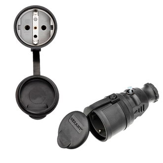 Розетки электрические 111-004 Розетка переносная влагоз. REXANT