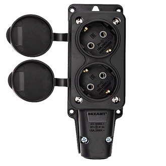 Розетки электрические 111-112 Розетка штепсельная двухм. REXANT