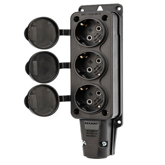 Розетки электрические 111-113 Розетка штепсельная трехм. REXANT