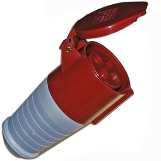 Силовые разъемы 224 (3P+E 32A 380-415V~) RUICHI Силовые разъемы 224 (3P+E 32A 380-415V~) RUICHI