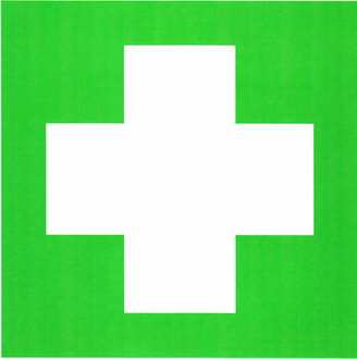 Информационные знаки Аптечка медицинской помощи 100х100 ЗИП