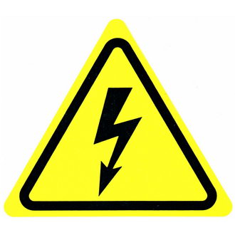 Информационные знаки Поражения электротоком 130х130х130 ЗИП