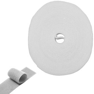 Ленты-липучки лента-липучка 5м х 20мм, белая RUICHI Ленты-липучки лента-липучка 5м х 20мм, белая RUICHI