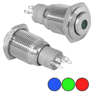 Кнопки антивандальные LAS2-GQH-11D/R on-(on) RUICHI Кнопки антивандальные LAS2-GQH-11D/R on-(on) RUICHI
