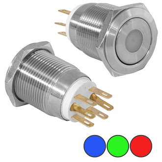Кнопки антивандальные LAS1-GQ-11D/R on-(on) RUICHI Кнопки антивандальные LAS1-GQ-11D/R on-(on) RUICHI