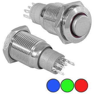 Кнопки антивандальные LAS2-GQH-11E/Y on-(on) RUICHI