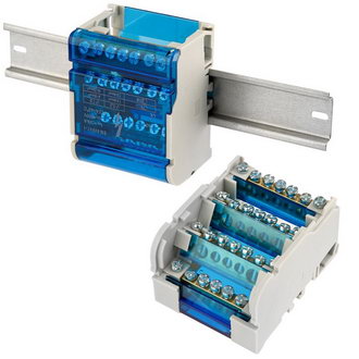 Шины 11-2304-7 DIN-рейку в корпусе 4х7 REXANT