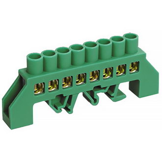 Шины 11-2307 PE на DIN-рейку 6x9мм 8гр REXANT