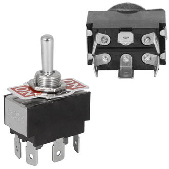 Тумблеры KN3(B)-223P (on)-off-(on) RUICHI Тумблеры KN3(B)-223P (on)-off-(on) RUICHI