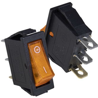 Клавишные переключатели KCD3-101N-C3-Y/3P on-off RUICHI