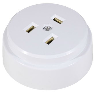 Розетки электрические РШ 2P+PE 250В белая RUICHI Розетки электрические РШ 2P+PE 250В белая RUICHI