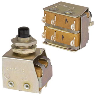 Кнопочные переключатели КМ2-1В КУЗБАССРАДИО