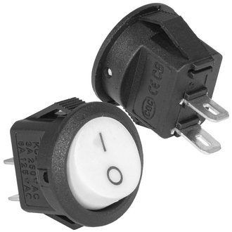 Клавишные переключатели KCD5-101-2-C3-W/2P on-off RUICHI