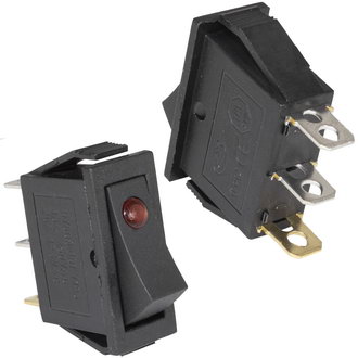 Клавишные переключатели KCD3-101EN-B/3P on-off RUICHI