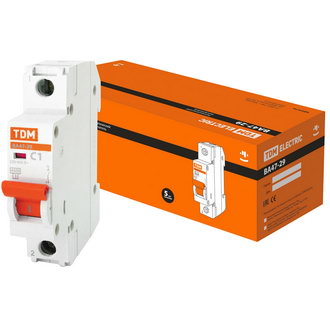 Автоматические выключатели ВА47-29 1Р 1А 4.5кА х-ка С TDM