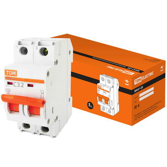 Автоматические выключатели ВА47-29 2Р 32А 4.5кА х-ка С TDM