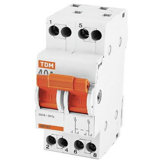 Автоматические выключатели МП-63 2P 40А TDM
