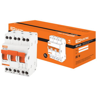 Автоматические выключатели МП-63 3P 63А TDM