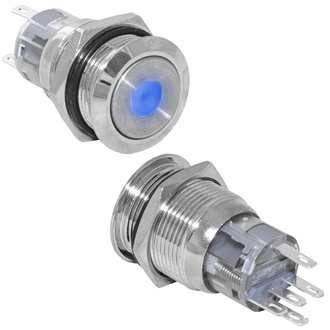 Кнопки антивандальные LAS1-AGQ-11D/B/N on-(on) RUICHI Кнопки антивандальные LAS1-AGQ-11D/B/N on-(on) RUICHI