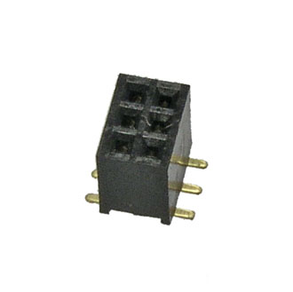 Штыри и гнезда для плат 1.27мм PBD1.27-06SA 