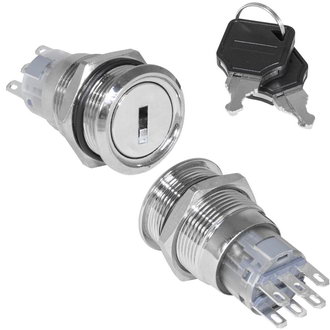 Кнопки антивандальные LAS1-AGQ-11Y/31/N on-on RUICHI Кнопки антивандальные LAS1-AGQ-11Y/31/N on-on RUICHI