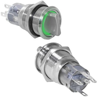 Кнопки антивандальные LAS2-AGQ-11X/21/G/N on-on RUICHI