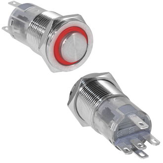 Кнопки антивандальные LAS2GQPH-11E/R/N on-(on) RUICHI Кнопки антивандальные LAS2GQPH-11E/R/N on-(on) RUICHI