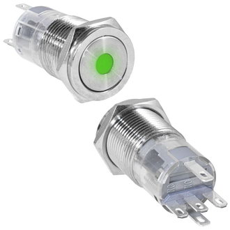 Кнопки антивандальные LAS2GQPF-11D/G/N on-(on) RUICHI Кнопки антивандальные LAS2GQPF-11D/G/N on-(on) RUICHI