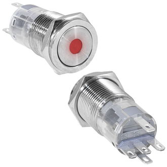 Кнопки антивандальные LAS2GQPF-11D/R/N on-(on) RUICHI Кнопки антивандальные LAS2GQPF-11D/R/N on-(on) RUICHI