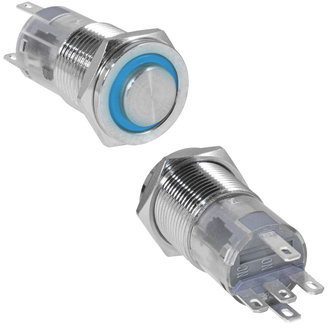 Кнопки антивандальные LAS2GQPH-11E/B/N on-(on) RUICHI Кнопки антивандальные LAS2GQPH-11E/B/N on-(on) RUICHI