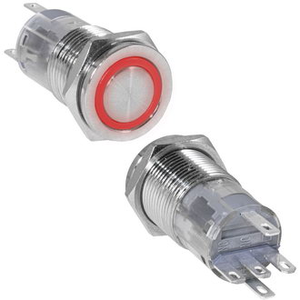 Кнопки антивандальные LAS2GQPF-11E/R/N on-(on) RUICHI Кнопки антивандальные LAS2GQPF-11E/R/N on-(on) RUICHI