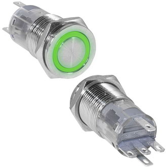 Кнопки антивандальные LAS2GQPF-11E/G/N on-(on) RUICHI Кнопки антивандальные LAS2GQPF-11E/G/N on-(on) RUICHI