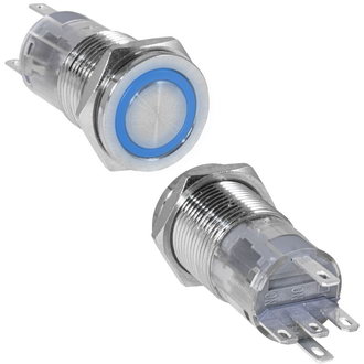 Кнопки антивандальные LAS2GQPF-11E/B/N on-(on) RUICHI Кнопки антивандальные LAS2GQPF-11E/B/N on-(on) RUICHI