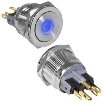 Кнопки антивандальные GQ22PF-11D/B/N on-(off)+off-(on) RUICHI Кнопки антивандальные GQ22PF-11D/B/N on-(off)+off-(on) RUICHI