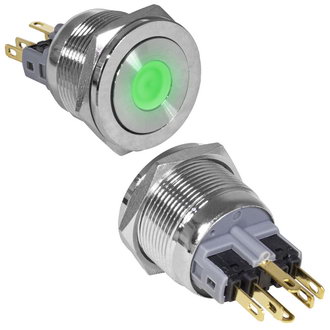 Кнопки антивандальные GQ22PF-11D/G/N on-(off)+off-(on) RUICHI Кнопки антивандальные GQ22PF-11D/G/N on-(off)+off-(on) RUICHI