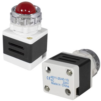 Лампочки неоновые в корпусе N-322-R RUICHI Лампочки неоновые в корпусе N-322-R RUICHI