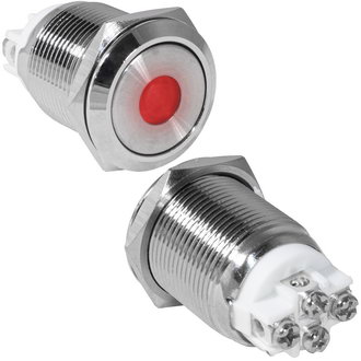 Кнопки антивандальные GQ19F-10ZD/R/N off-on RUICHI Кнопки антивандальные GQ19F-10ZD/R/N off-on RUICHI