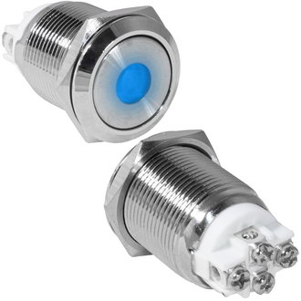 Кнопки антивандальные GQ19F-10ZD/B/N off-on RUICHI Кнопки антивандальные GQ19F-10ZD/B/N off-on RUICHI