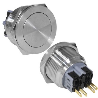 Кнопки антивандальные GQ28PF-11/N on-(off)+off-(on) RUICHI Кнопки антивандальные GQ28PF-11/N on-(off)+off-(on) RUICHI