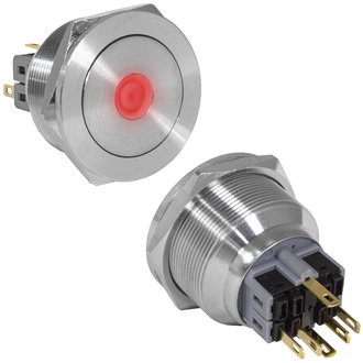 Кнопки антивандальные GQ30PF-11ZD/R/N on-off+off-on RUICHI Кнопки антивандальные GQ30PF-11ZD/R/N on-off+off-on RUICHI