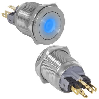 Кнопки антивандальные GQ22PF-11ZD/B/N on-off+off-on RUICHI Кнопки антивандальные GQ22PF-11ZD/B/N on-off+off-on RUICHI