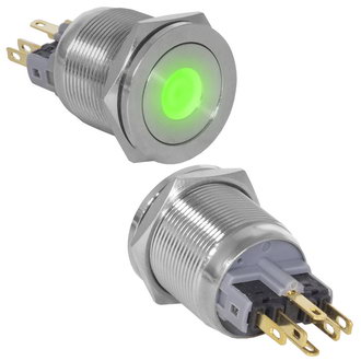 Кнопки антивандальные GQ22PF-11ZD/G/N on-off+off-on RUICHI Кнопки антивандальные GQ22PF-11ZD/G/N on-off+off-on RUICHI