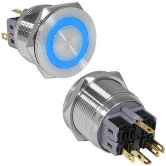 Кнопки антивандальные GQ25PF-11ZE/B/N on-off+off-on RUICHI Кнопки антивандальные GQ25PF-11ZE/B/N on-off+off-on RUICHI