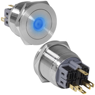 Кнопки антивандальные GQ25PF-11D/B/N on-(off)+off-(on) RUICHI Кнопки антивандальные GQ25PF-11D/B/N on-(off)+off-(on) RUICHI