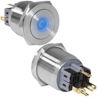 Кнопки антивандальные GQ25PF-11ZD/B/N on-off+off-on RUICHI Кнопки антивандальные GQ25PF-11ZD/B/N on-off+off-on RUICHI