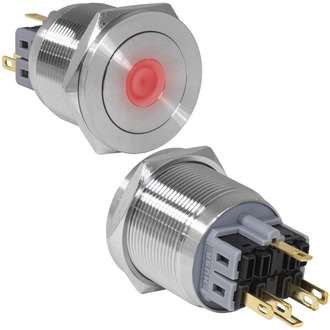 Кнопки антивандальные GQ25PF-11ZD/R/N on-off+off-on RUICHI Кнопки антивандальные GQ25PF-11ZD/R/N on-off+off-on RUICHI