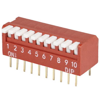 DIP переключатели DP-10 (SWD3-10) RUICHI