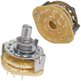 Галетные переключатели SR25-1-1-6 на плату RUICHI Галетные переключатели SR25-1-1-6 на плату RUICHI